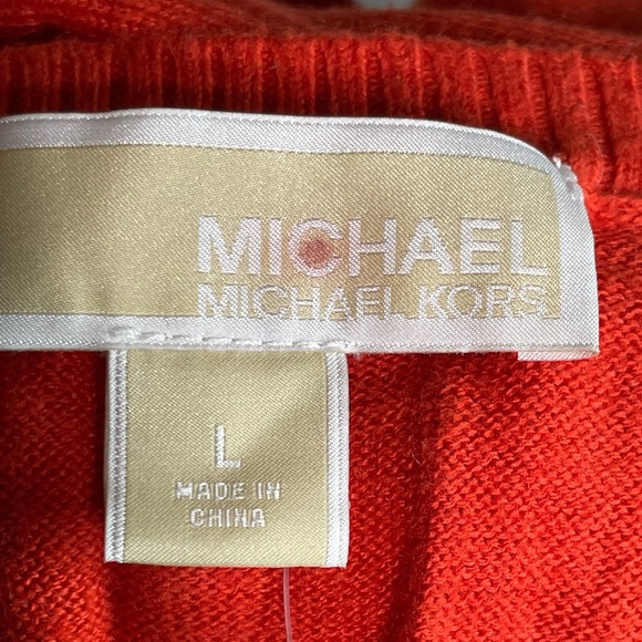 MICHAEL Michael Kors Drop Fringe Cardigan Sz L - Picture 8 of 10